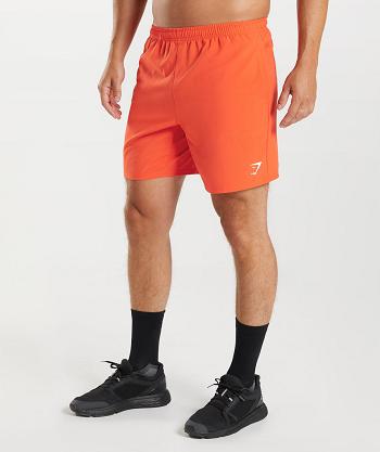 Gymshark Arrival 7" Shorts Herr Röda | SE 3422AHK